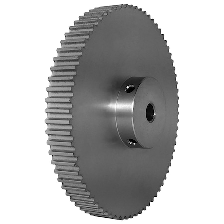 B&B Manufacturing 72-5P09-6A5, Timing Pulley, Aluminum, Clear Anodized, 72-5P09-6A5